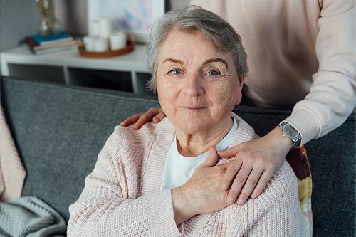smiling older lady