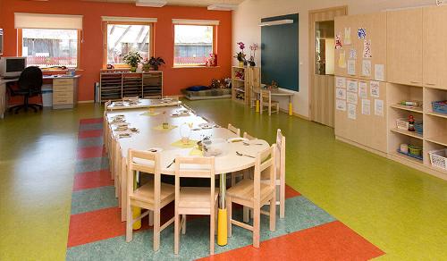 primary school classroom
